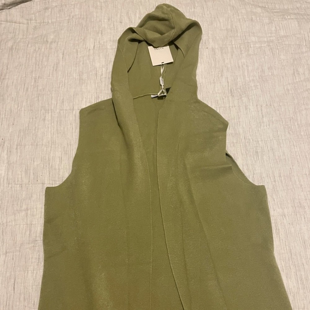 Long green jacket